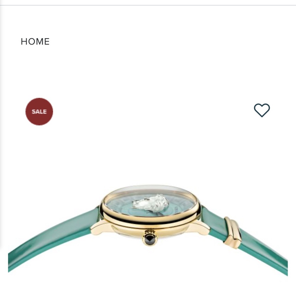 Versace Medusa Alchemy Turquoise Leather Strap (NEW) - Picture 7 of 16